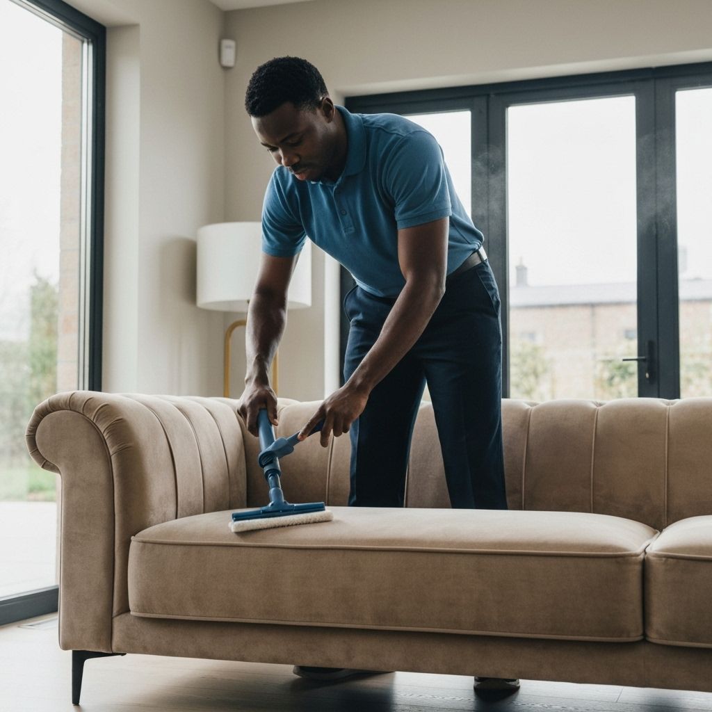 Limpeza de estofados